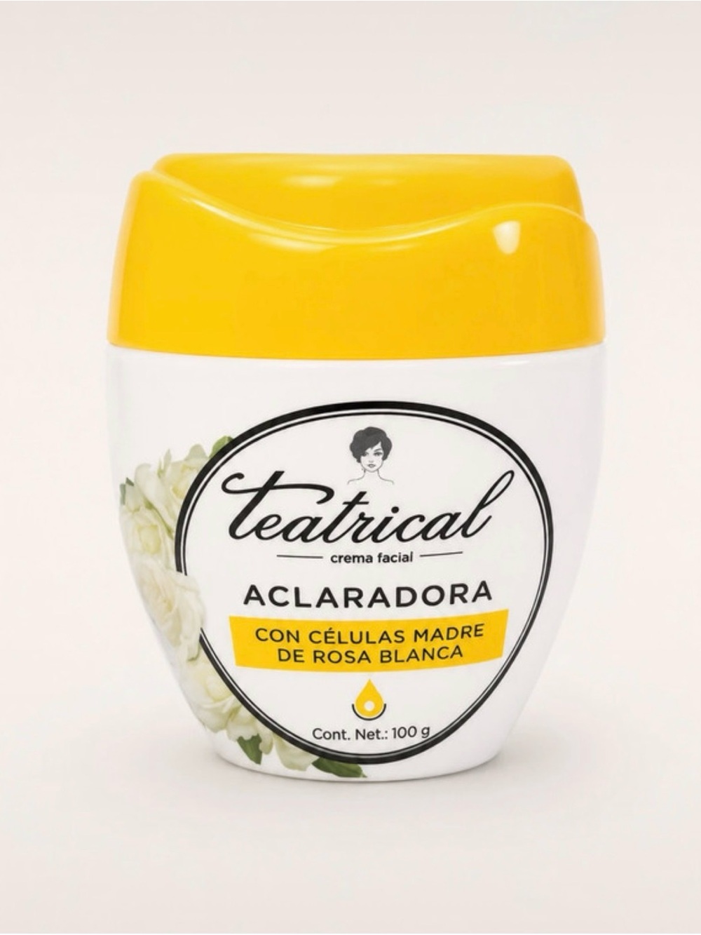 Teatrical Aclaradora Facial Cream - Yellow & White
